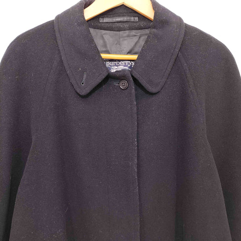バーバリーズ BURBERRYS 80-90S OLD ウールステンカラーコート レディース
