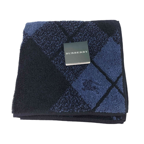 バーバリー BURBERRY ロゴ 刺繍 菱形 ハンカチ メンズ