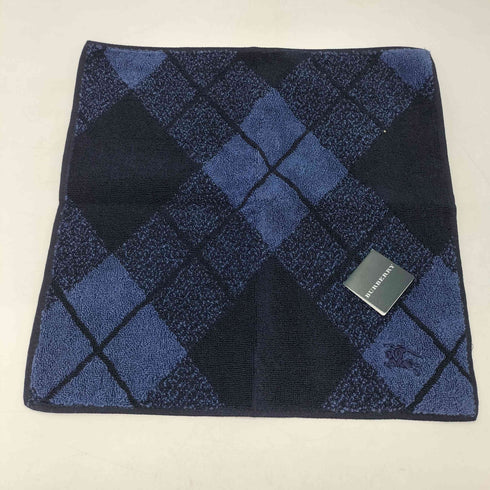 バーバリー BURBERRY ロゴ 刺繍 菱形 ハンカチ メンズ