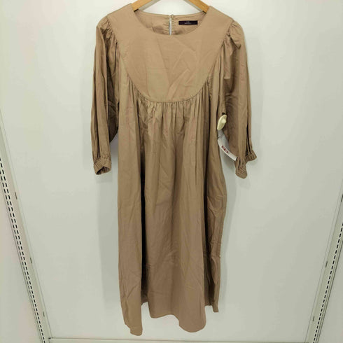 アイテムズ アーバンリサーチ ITEMS URBAN RESEARCH バルーンスリーブマキシワンピース レディース FREE