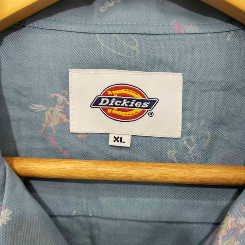 ディッキーズ Dickies 総柄S/Sオープンカラーシャツ メンズ XL