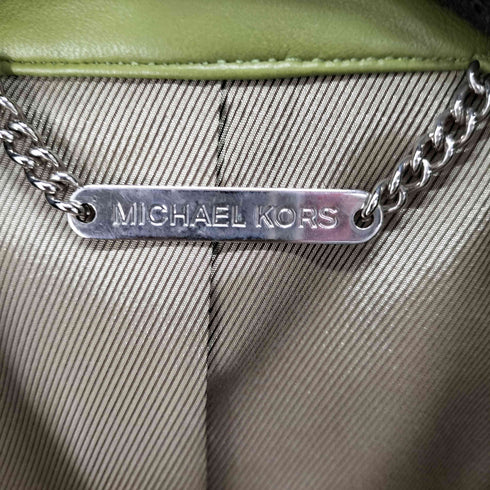 マイケルコース Michael Kors ラムレザージャケット レディース US:4