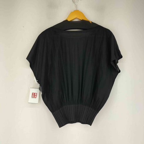 プリーツプリーズイッセイミヤケ PLEATS PLEASE ISSEY MIYAKE フロント刺繍加工 ブラウス レディース JPN:3
