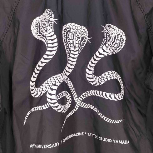 タトゥースタジオヤマダ TATTOO STUDIO YAMADA RIPPER MAGAZINE 10th ANNIVERSARY TSY COACH JACKET コーチジャケット メンズ JPN:M