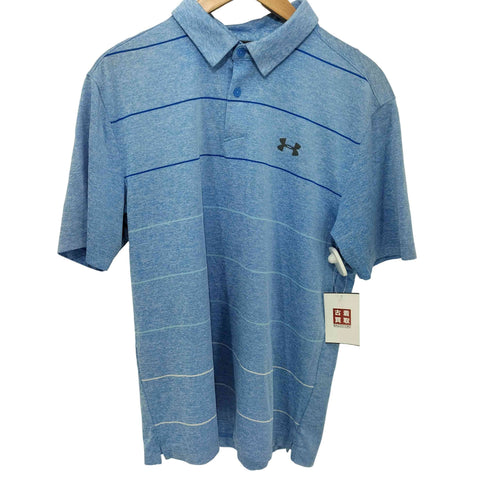 アンダーアーマー UNDER ARMOUR LOOSE Cool Switch Pivot Stripe Polo メンズ L