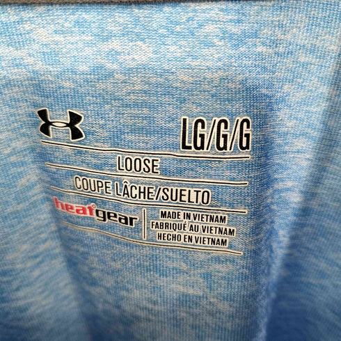 アンダーアーマー UNDER ARMOUR LOOSE Cool Switch Pivot Stripe Polo メンズ L