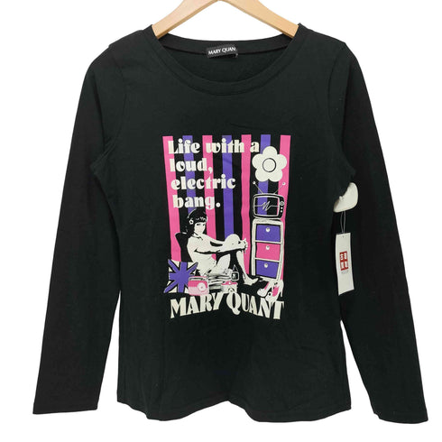 マリークワント MARY QUANT プリントL/S TEE レディース M