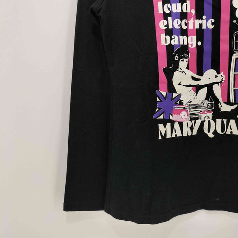 マリークワント MARY QUANT プリントL/S TEE レディース M