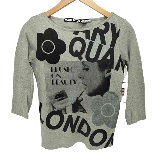 マリークワント MARY QUANT プリントL/S TEE レディース M