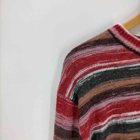 ザラ ZARA ストライプジャガードセーター ニット メンズ import:M