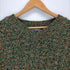 ザラ ZARA Vネック ジャガードニット メンズ import:L