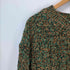ザラ ZARA Vネック ジャガードニット メンズ import:L