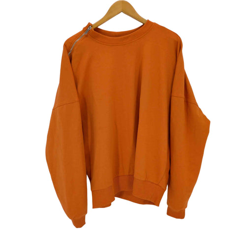 ザラ ZARA ショルダージップスウェット メンズ import:L