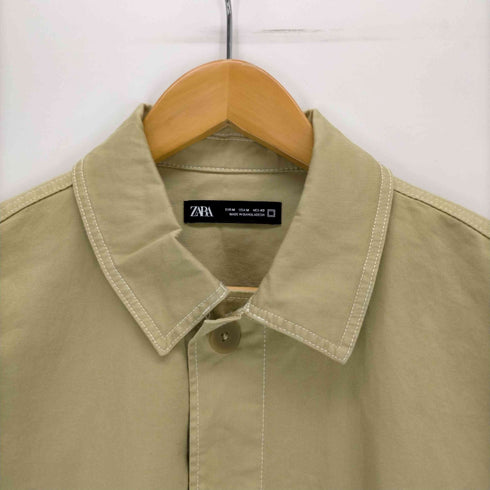 ザラ ZARA フルイドレギュラーシャツ メンズ import:M