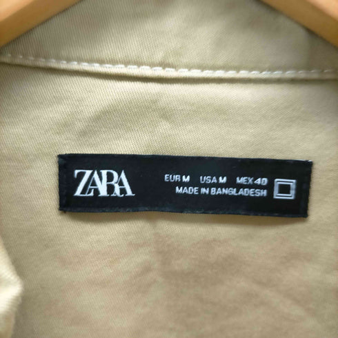 ザラ ZARA フルイドレギュラーシャツ メンズ import:M
