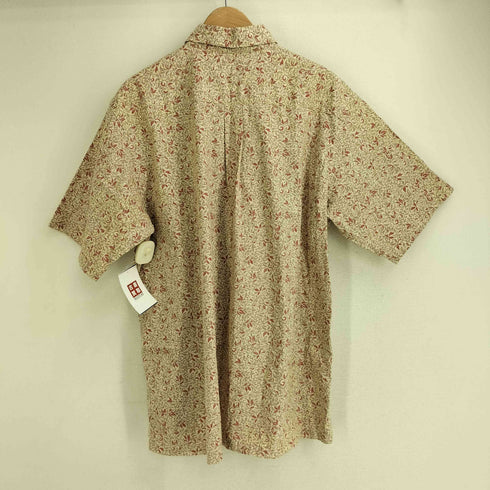 Hawaiian Styled 総柄 ボタンダウン 半袖シャツ アロハシャツ メンズ import:L