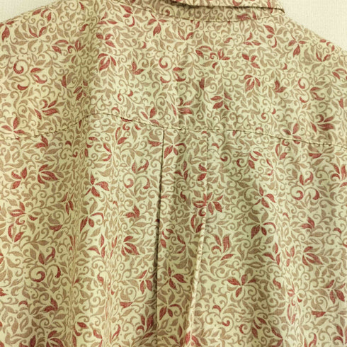Hawaiian Styled 総柄 ボタンダウン 半袖シャツ アロハシャツ メンズ import:L