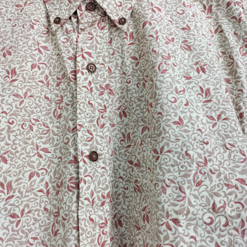 Hawaiian Styled 総柄 ボタンダウン 半袖シャツ アロハシャツ メンズ import:L