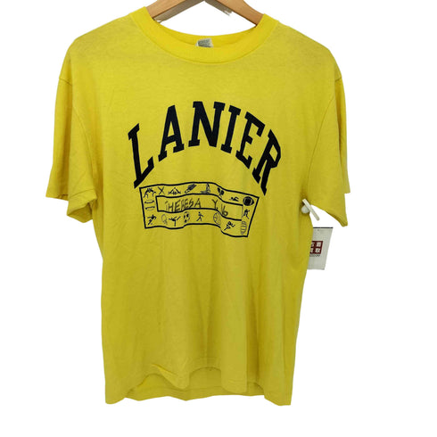 ヘインズ Hanes 90sHEAVYWEIGHT シングルステッチ カレッジプリントS/S TEE メンズ M