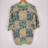 ザラ ZARA パッチワークジャガードニットシャツ メンズ import:M