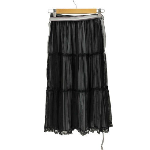 アクシーズファム axes femme フリルチュールフレアースカート レディース JPN:M