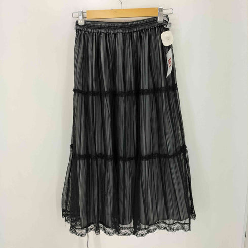 アクシーズファム axes femme フリルチュールフレアースカート レディース JPN:M