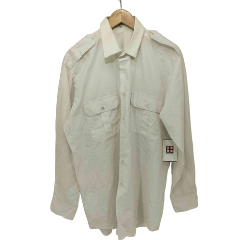 エポレット付きミリタリーL/S シャツ メンズ 16 1/2 35-36
