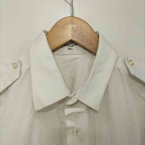 エポレット付きミリタリーL/S シャツ メンズ 16 1/2 35-36