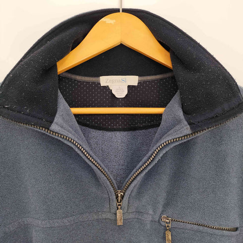ゼニアスポーツ Zegna sport ハーフジップ フリース メンズ import:L