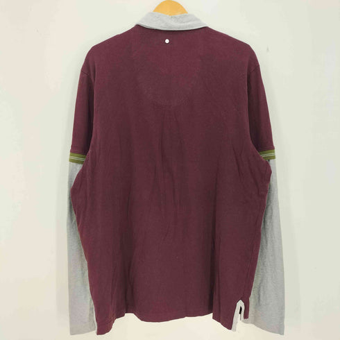 ボスヒューゴボス BOSS HUGO BOSS フェイクレイヤード ポロシャツ メンズ import:L