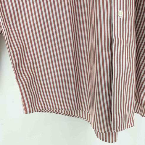 ブルックスブラザーズ BROOKS BROTHERS THE ORIGINAL POLO SHIRT ノンアイロン ストライプ ボタンダウンシャツ メンズ 17 - 4/5