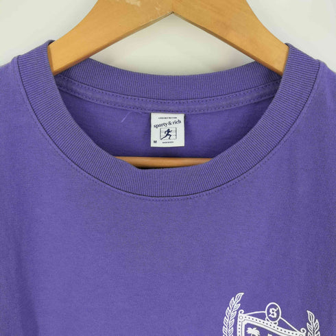 スポーティーアンドリッチ SPORTY& RICH USA製 ロゴ 両面プリント Tシャツ メンズ import:M