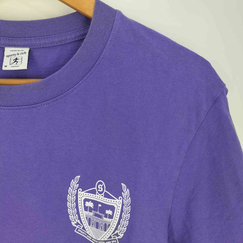 スポーティーアンドリッチ SPORTY& RICH USA製 ロゴ 両面プリント Tシャツ メンズ import:M