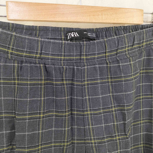 ザラ ZARA チェック イージーパンツ メンズ L