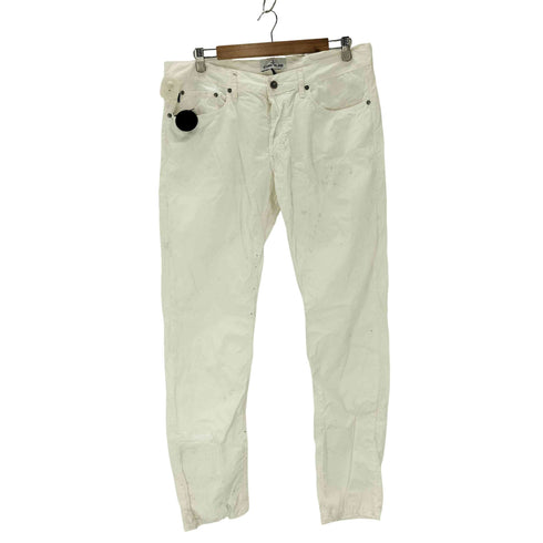 ストーンアイランド STONE ISLAND 17SS White Slim Fit Trousers メンズ W36L34