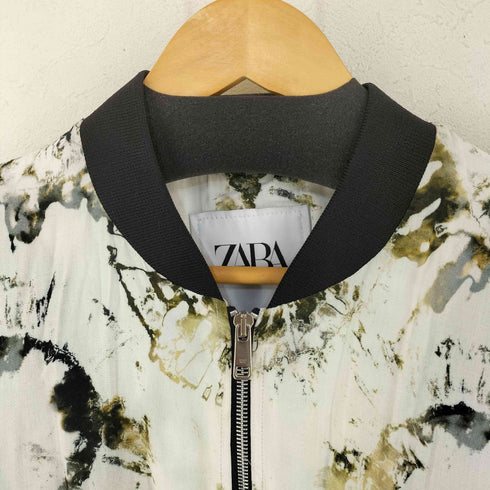 ザラ ZARA 総柄 ブルゾン メンズ import:L