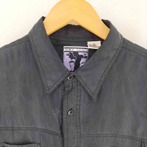 HEY MAN シルク レギュラーカラーシャツ メンズ import:M