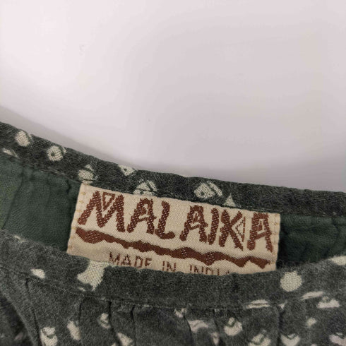 MALAIKA インド製 総柄 キャミワンピース レディース
