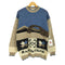 ユナイテッドカラーズオブベネトン UNITED COLORS OF BENETTON 80S MADE IN ITALY 総柄ウールニット メンズ