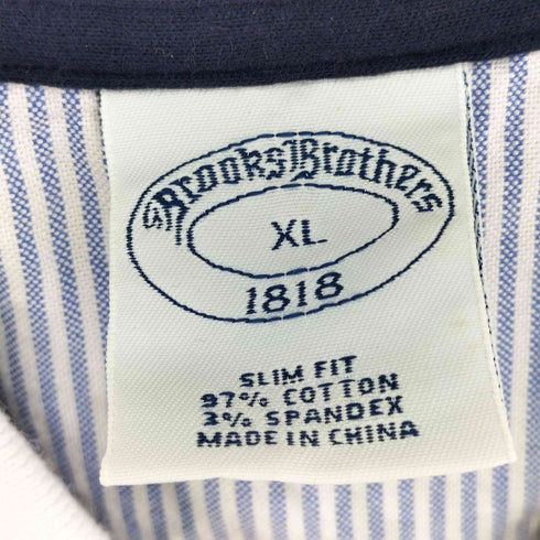 ブルックスブラザーズ BROOKS BROTHERS SLIM FIT S/S ポロシャツ メンズ XL