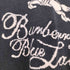 バーバリーブルーレーベル BURBERRY BLUE LABEL ロゴ ラインストーン装飾 コットン Vネック ニット Tシャツ レディース 38