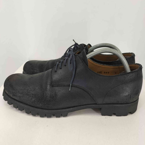 ジルサンダー JIL SANDER クラック加工 VIBRAMソール プレーントゥ ダービーシューズ メンズ 6