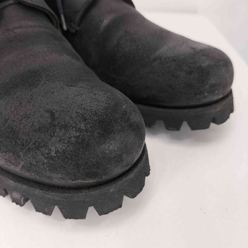 ジルサンダー JIL SANDER クラック加工 VIBRAMソール プレーントゥ ダービーシューズ メンズ 6