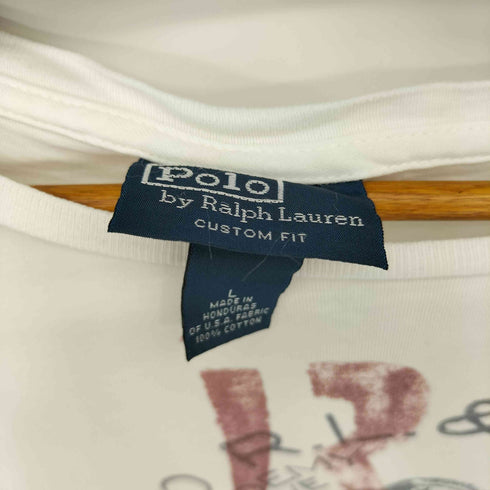 ポロバイラルフローレン Polo by RALPH LAUREN MARINE ACADEMY アンカープリント Tシャツ メンズ import:L
