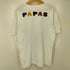 パパス papas フェルト ワッペン S/S クルーネック Tシャツ メンズ JPN:L