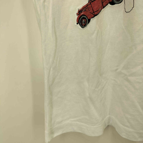 パパス papas フェルト ワッペン S/S クルーネック Tシャツ メンズ JPN:L