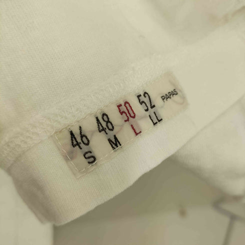 パパス papas フェルト ワッペン S/S クルーネック Tシャツ メンズ JPN:L