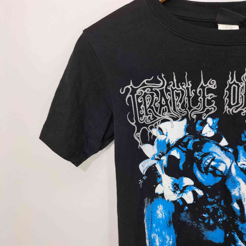 バンドプリント S/S クルーネック Tシャツ メンズ import:XS