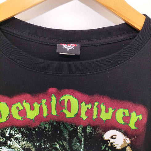 バンドプリント S/S クルーネック Tシャツ メンズ import:XS