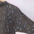 レリアン Leilian 総柄 ペイズリー柄 球ボタン ハイネック ポリ L/S シャツ レディース JPN:9号